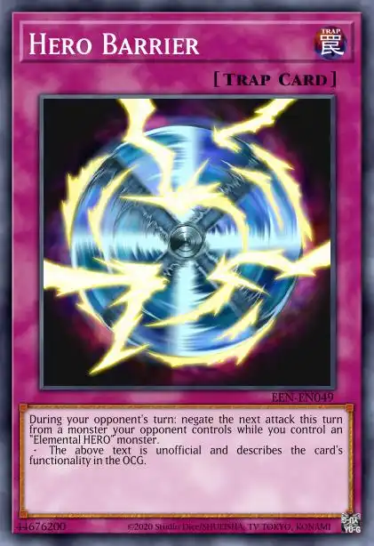 Edison Rulings for Hero Barrier